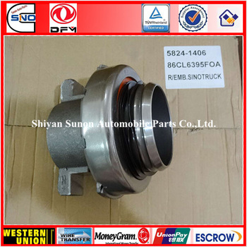 Automobile diesel engine parts clutch release bearing 86CL6395FOA and bearing ring