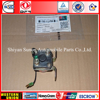 Dongfeng Diesel engine parts starter relay 4988354 37N-35085-B for 6BT auto engine