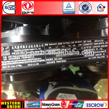 Cummins 6bt5.9-C Dongfeng Cummins Engine 6BT5.9-C130 Engine 97KW 