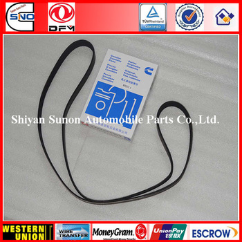 Dongfeng diesel engine automotive parts Ploy V Ribbed belt 8PK2075 3972382