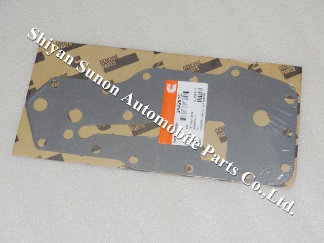 Cummins DCEC 6BT oil cooler core gasket 4932124 3942915