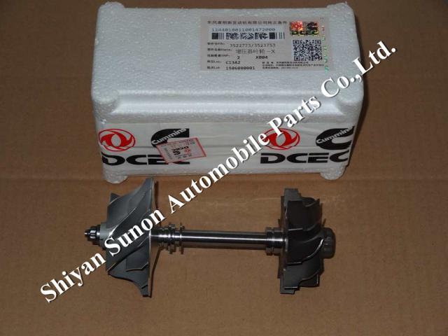 Cummins Holset turbine wheel and compressor wheel 3522773 3523753