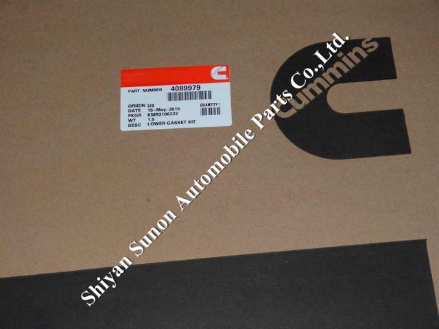 Cummins QSL ISL engine lower gasket kit 4089979 4089978