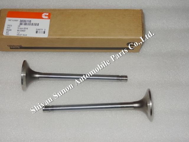 K19 cummins Diesel Engine Exhaust Valve 3035110