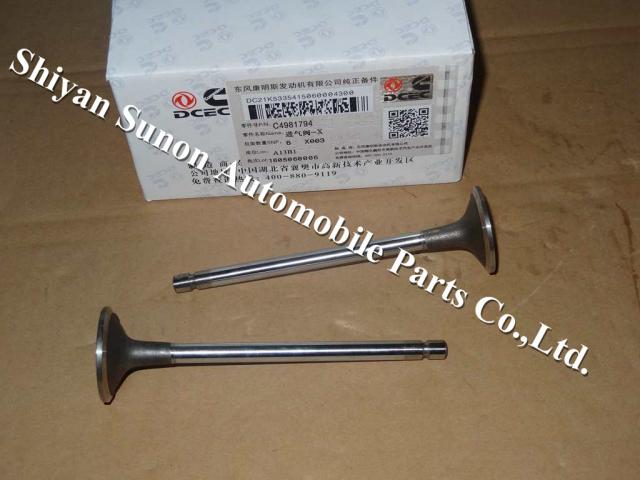 ISLE 8.9L cummins Engine parts Intake Valve 4981794