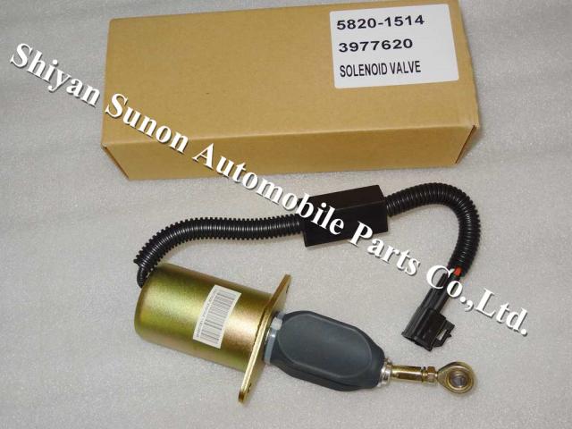 Cummins diesel engine fuel shut off solenoid valves 3977620