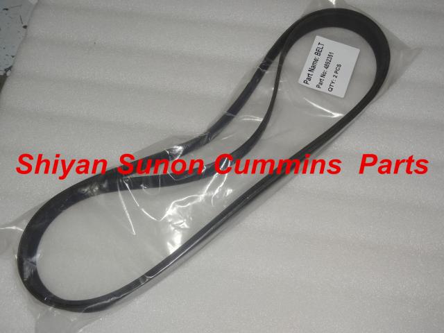 Original cummins parts ISBE ISDE V ribbed belt 3289659 3911588 3974030 4892351 5260381