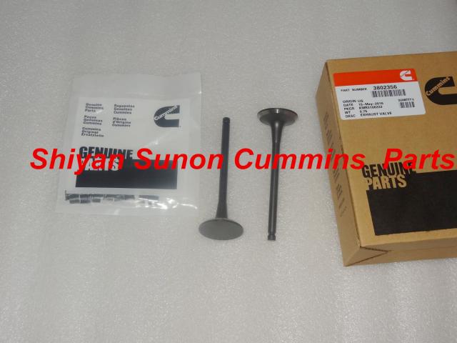 Cummins 6BT diesel engine exhaust valve 3802356 3802967