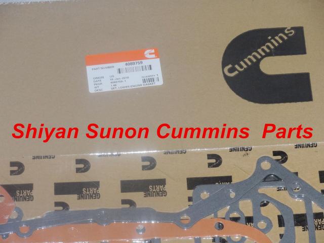 Cummins engine 6L gasket sheets upper and lower gasket kits 4089758 4089759