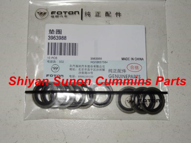 Diesel engine seal rubber gasket set cummins seal gasket 3963983 3963988