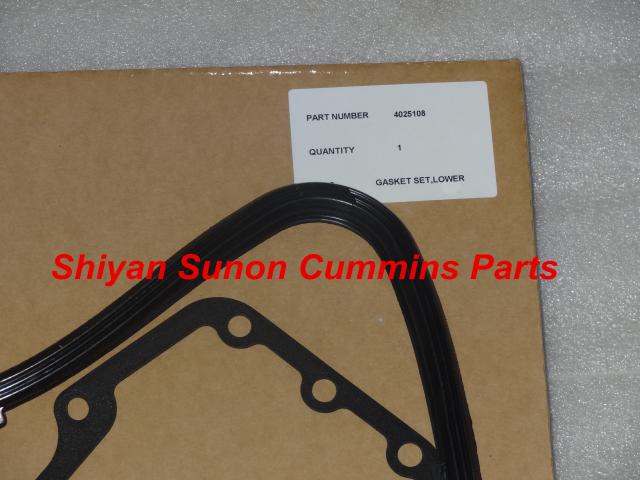 Cummins diesel engine parts lower gasket kit 4025108