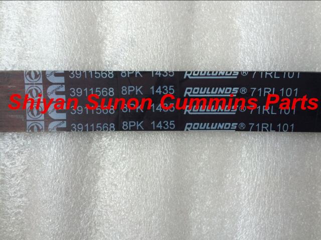 Cummins diesel engine parts Poly v-belt ribbed belt 3911568 8PK1435 3288790 3807359