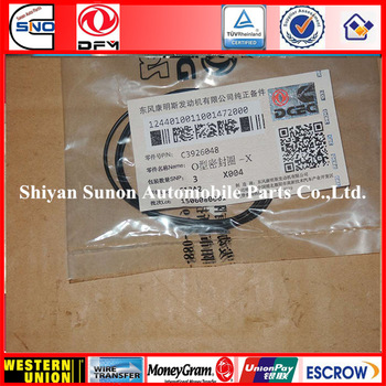 6CT 8.3 cylinder liner O seal ring 3926048